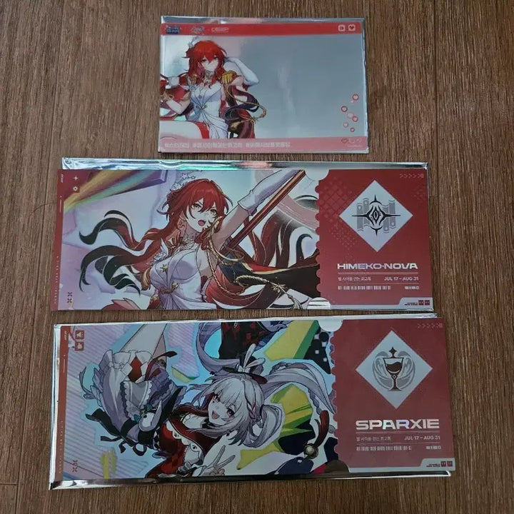 [BUNJANG] Honkai: Star Rail Entrance Exclusive Sparky + Himeko Nova Ticket Set / 붕괴 스타레일 입장 특전 스파키 + 히메코노바 티켓 + 히메코노바 스페셜 입장티켓 굿즈