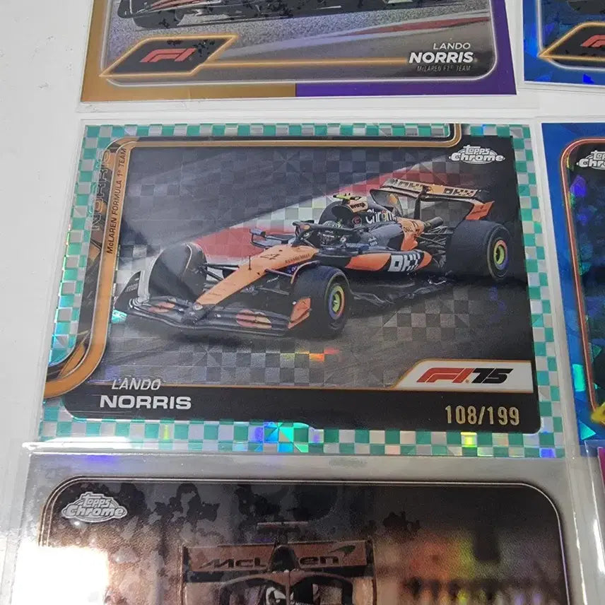 [BUNJANG] Topps Chrome Lot - 17 Cards / 탑스 크롬 topps chrome 차량 팀 로고 17장 일괄