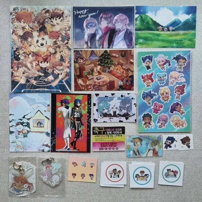 [BUNJANG] Inazuma Eleven Inaire Unofficial Merchandise Bundle Set / 이나즈마 일레븐 이나이레 비공굿 일괄