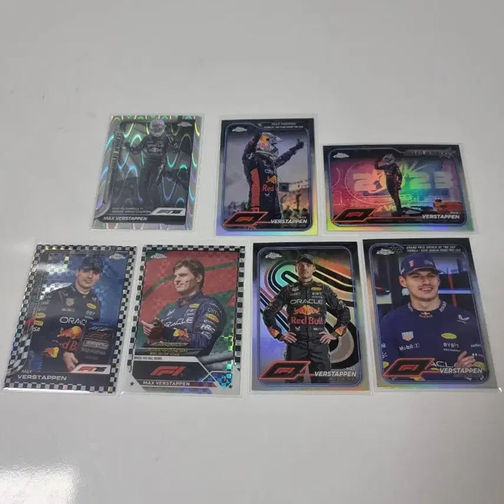 [BUNJANG] Topps Chrome Max Verstappen Collection 7 Cards / 탑스 크롬 topps chrome 막스 베르스타펜 7장