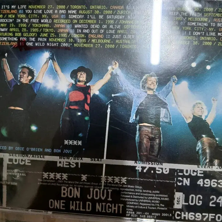 [BUNJANG] Bon Jovi One Wild Night Live Album / 본 조비 One Wild Night 라이브 베스트 앨범