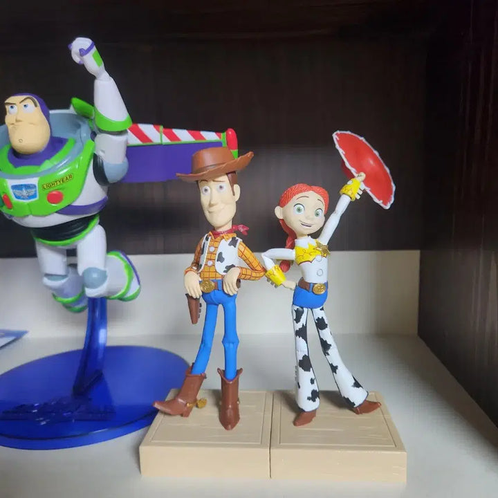 [BUNJANG] Toy Story Buzz, Woody, Jessie Figure Set / 토이 스토리 버즈 우디 제시 피규어 세트