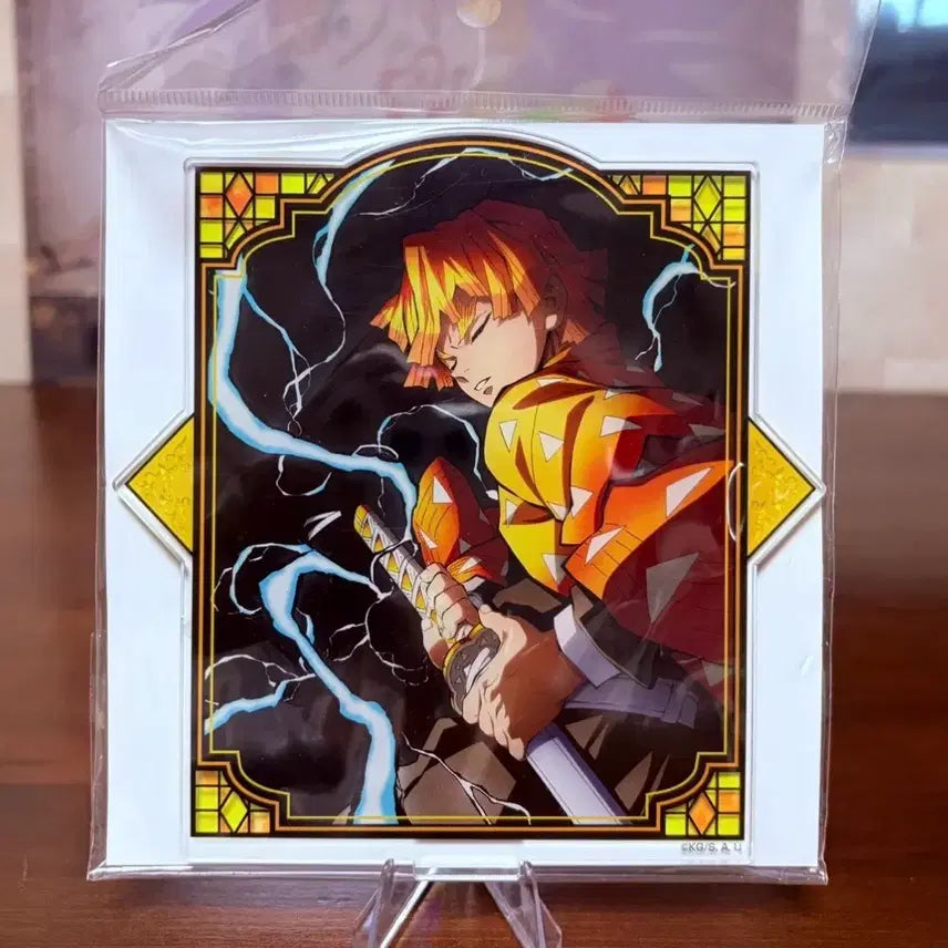[BUNJANG] Demon Slayer Zenitsu Agatsuma Full Focus Special Mascots Acrylic Stand (Sealed) / 미개봉-귀멸의칼날 젠이츠 전집중전 마스코트 아크릴 스탠드
