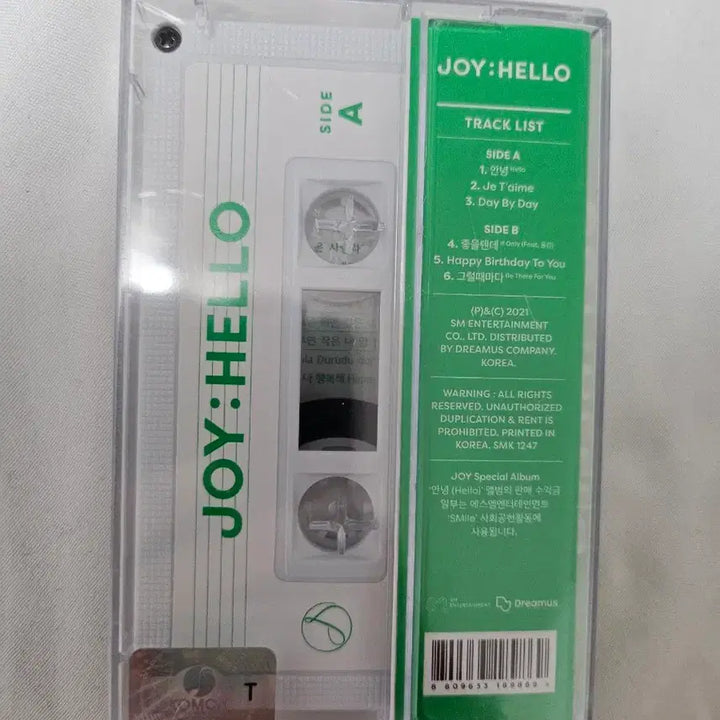 [BUNJANG] Red Velvet Joy Hello Red Velvet Cassette Tape Album (Sealed) / 미개봉 레드벨벳 조이 헬로 카세트 테이프 앨범