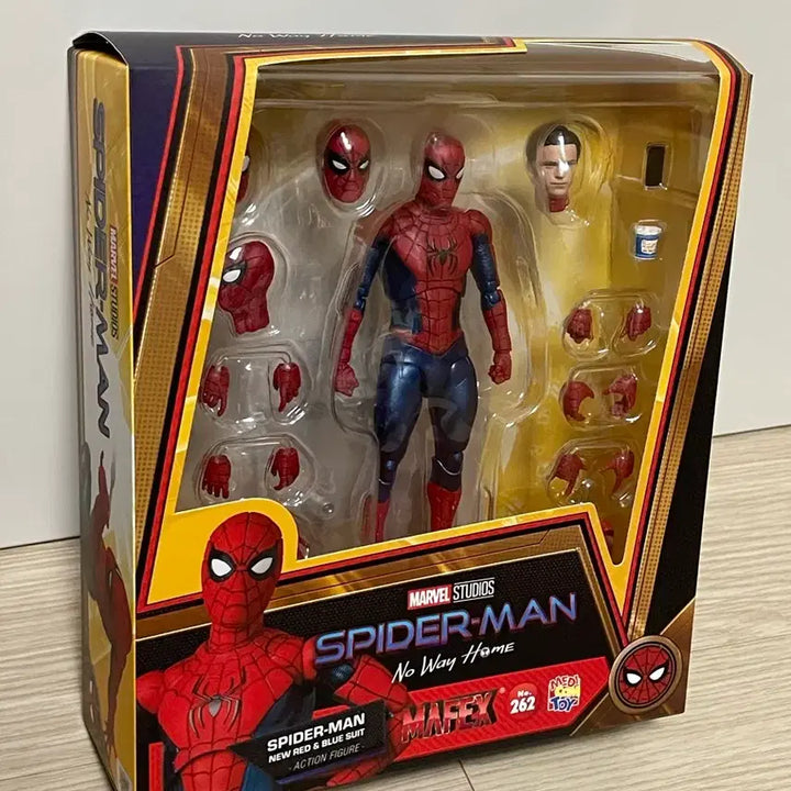 [BUNJANG] Mafex Spider-Man New Red and Blue Suit (Brand New Day) Action Figure / 마펙스 스파이더맨 뉴레드앤블루슈트 (브랜뉴데이)