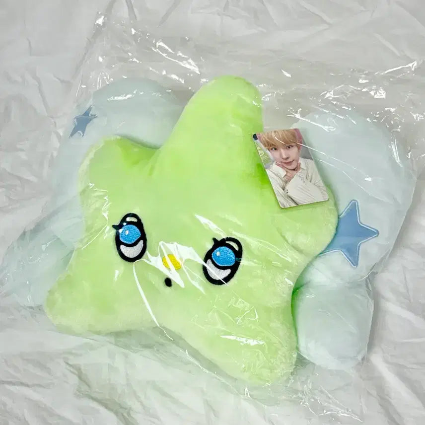 [BUNJANG] NCT WISH YUSHI "Wish Bakery" "Wish Station" Large Cushion (Sealed) with Photocard / (미개봉) 대왕 위츄 쿠션 유우시 포카 포함 위시 베이커리 위시 스테이션 NCT WISH YUSHI