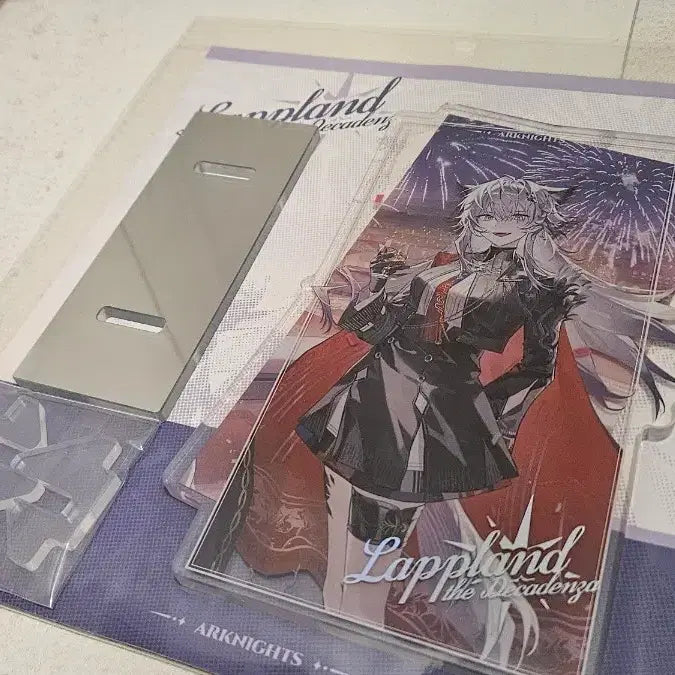 [BUNJANG] Arknights Lappland Acrylic Plate Stand (Sealed) / 명일방주 팝업 라플란드 아크릴 플레이트 스탠드 미개봉 신품