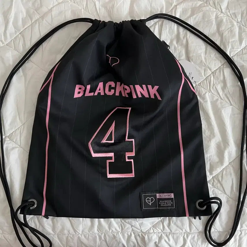 [BUNJANG] BLACKPINK Deadline Tour Uniform String Backpack / [미사용 새상품] 블랙핑크 유니폼 스트링 백팩