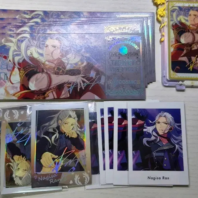 [BUNJANG] Ensemble Stars! Nagisa Ran Merchandise Bundle Set - Pashacolle, Yusan Corotta, Live Ticket / 앙스타 굿즈 세트 파샤코레 유사코롯타 라이브티켓 란 나기사