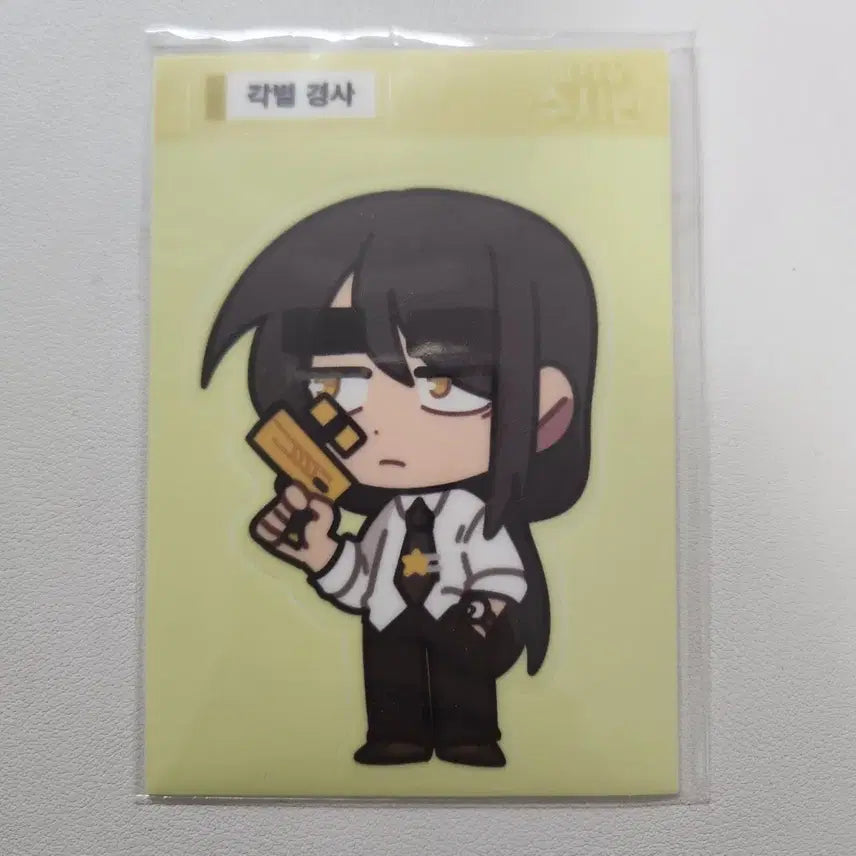 [BUNJANG] Jamttal Mystery Investigation Unit Character Seal Sticker Gyeokbyeol Sergeant / 잠뜰 미스터리수사반 캐릭터 씰스티커 각별 경사