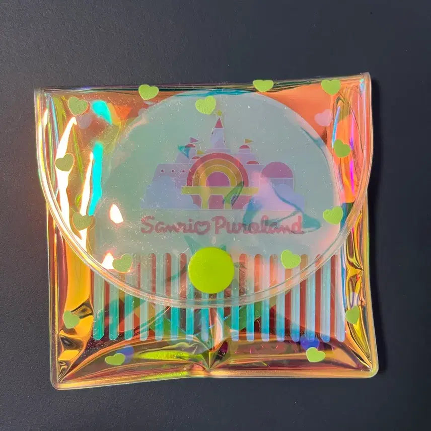 [BUNJANG] Sanrio Purloland Keropi Comb and Mirror Set / 퓨로랜드 케로피 빗 거울세트