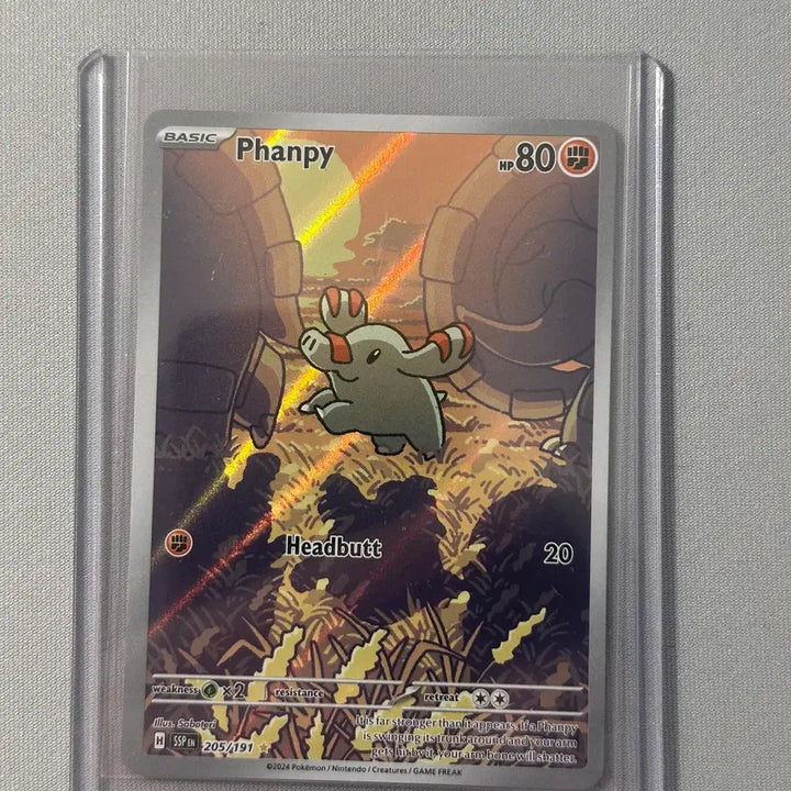 [BUNJANG] Pokémon Card Phanpy (205/191) English Edition Illustration Rare / 포켓몬카드 Phanpy 코코리 IR 205/191 영문판