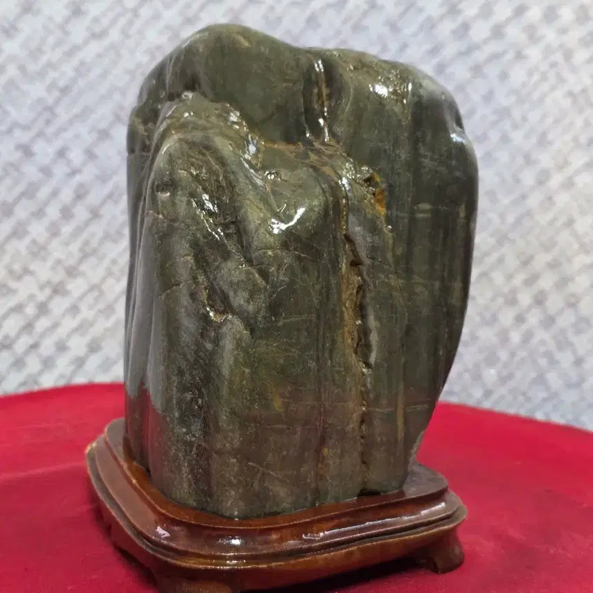 [BUNJANG] Namhangang Cabbage Stone Sansugyeong (Landscape Stone) / 남한강 배추석 / 산수경