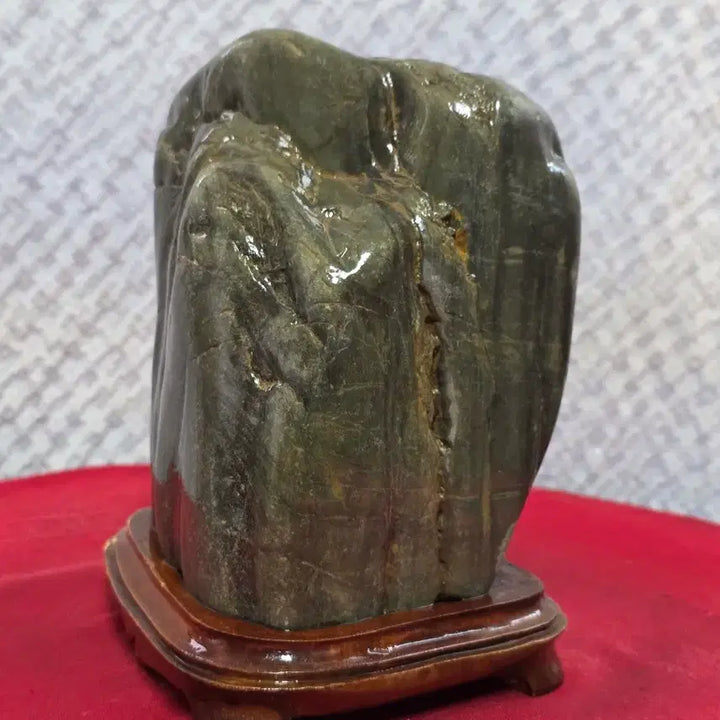 [BUNJANG] Namhangang Cabbage Stone Sansugyeong (Landscape Stone) / 남한강 배추석 / 산수경