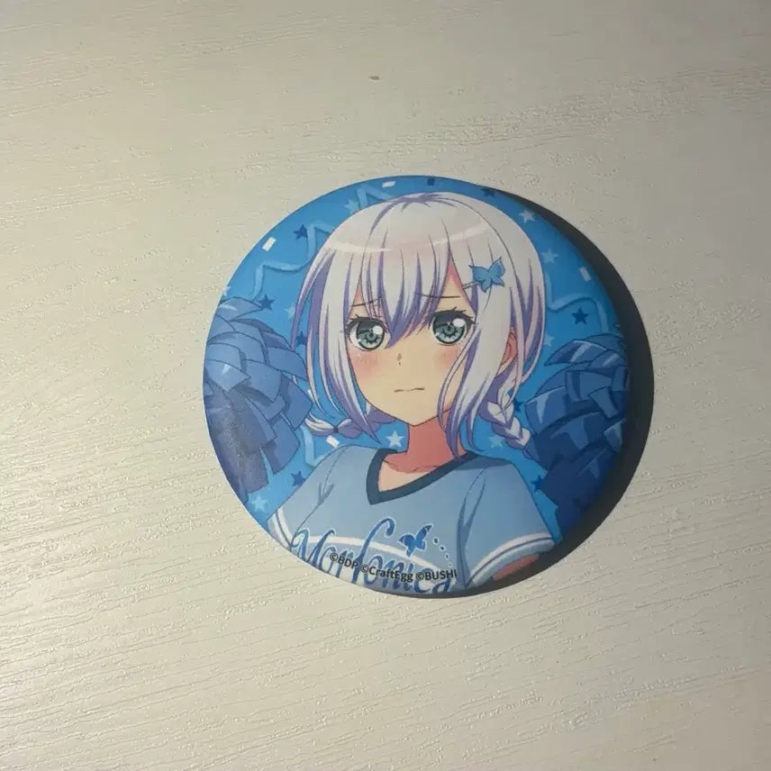 [BUNJANG] BanG Dream! Mashiro Canvas Badge / 뱅드림 마시로 캔뱃지