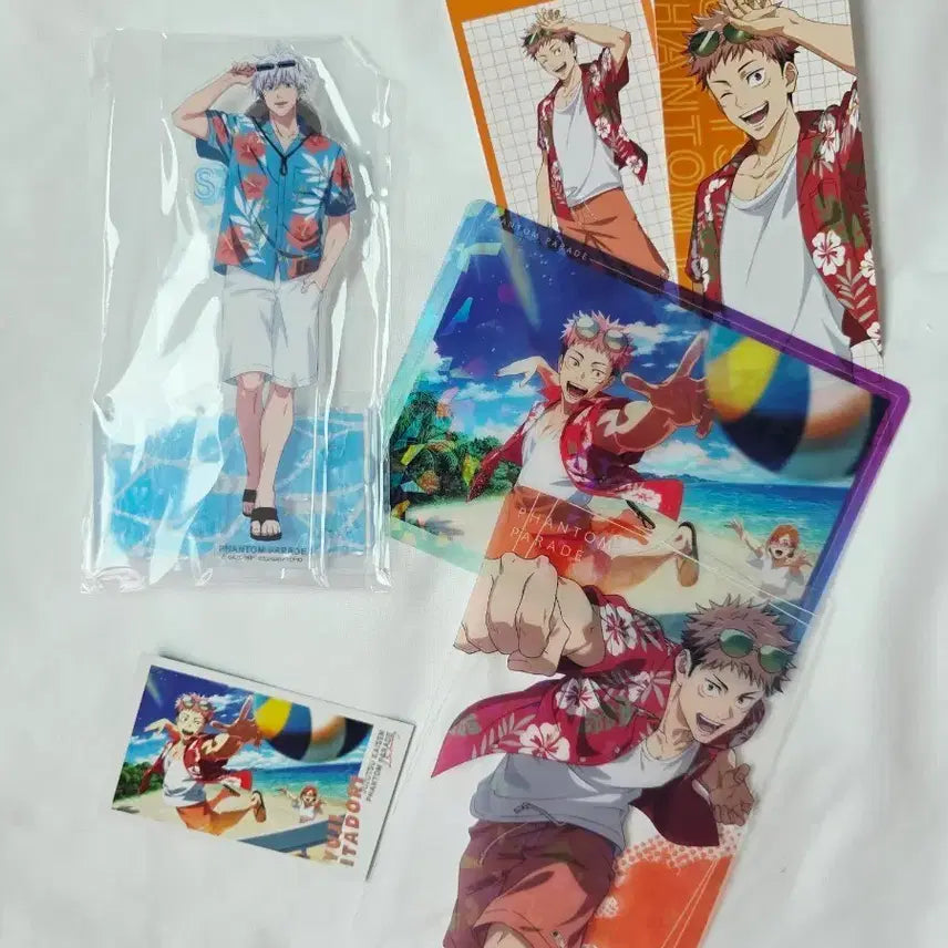 [BUNJANG] Jujutsu Kaisen Fanfare Phantom Parade Acrylic Clear Card Bundle Set - Gojo, Itadori / 주술회전 판파레 팬텀 퍼레이드 아크릴 클리어 카드 일괄 고죠 이타도리