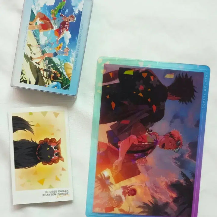 [BUNJANG] Jujutsu Kaisen Fanfare Phantom Parade Trump Clear Card Bundle Set / 주술회전 판파레 팬텀 퍼레이드 트럼프 클리어카드 일괄 고죠 이타도리 후시구로 노바라 일괄