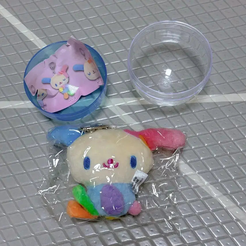 [BUNJANG] Sanrio Usahana Plush Keychain Gacha (Sitting) / 산리오 우사하나 인형 키링 가챠(앉기)