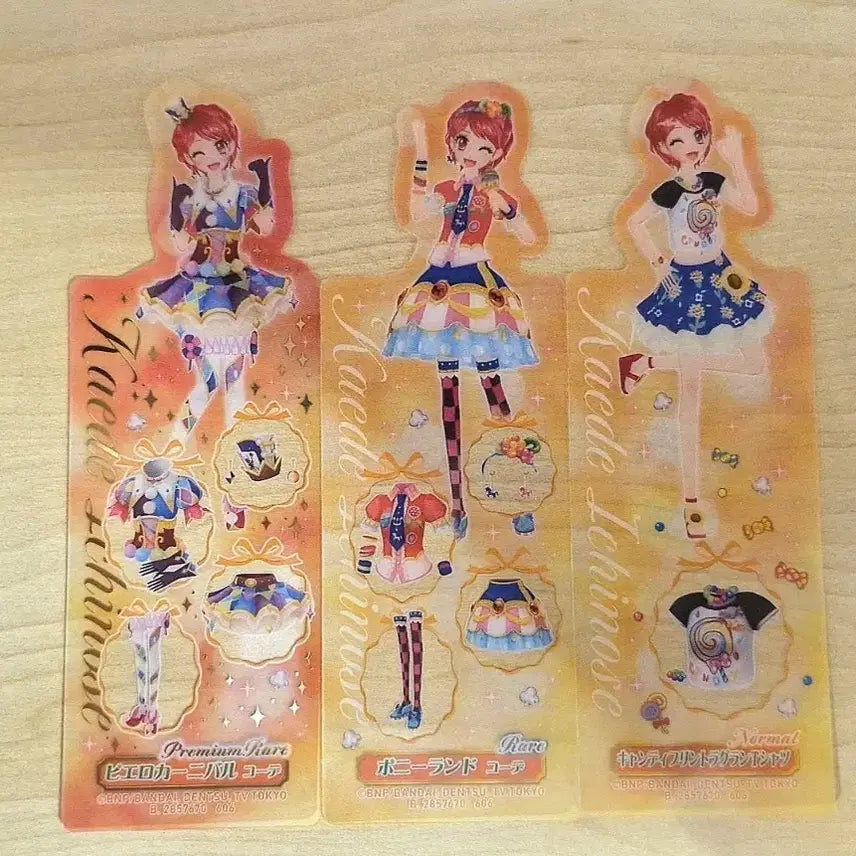 [BUNJANG] Aikatsu! Star Case Amy Bookmark Set / 아이카츠 아이엠스타 에이미 책갈피 북마크 세트