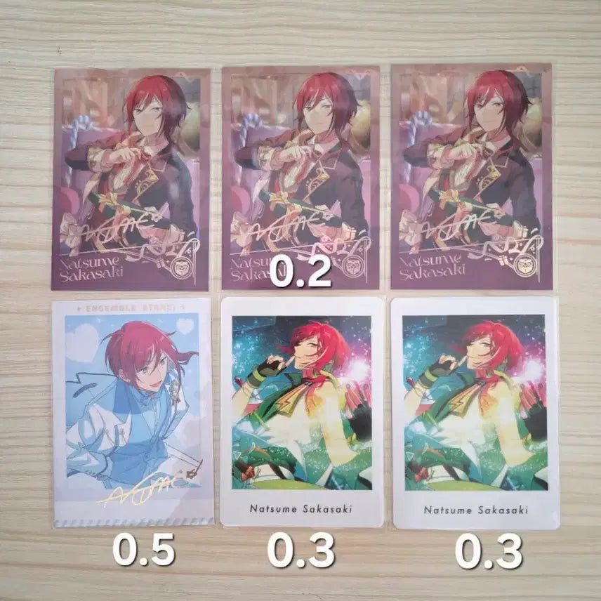 [BUNJANG] Ensemble Stars Natsume Pasa Bundle Set 26 Photocards / 앙상블 스타즈 나츠메 파샤 일괄 26장