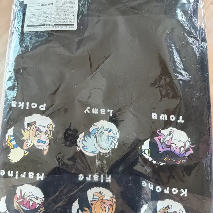 [BUNJANG] Hololive Holosushi Goods Series T-Shirt Black Ver. Vol. 1 / 홀로라이브 홀로스시 굿즈 시리즈 티셔츠 black ver.vol.1