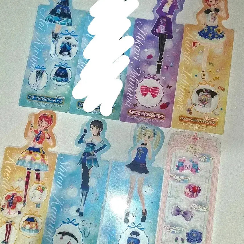 [BUNJANG] Aikatsu! Ichigo Photocard Bookmark Set / 아이카츠 아이엠스타 책갈피 북마크