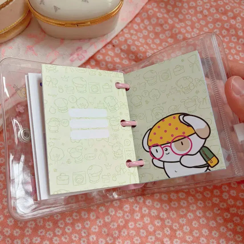 [BUNJANG] Mr. K Kongkongi Mini 3-Ring Diary / 미스터케이 콩콩이 미니 3공 다이어리