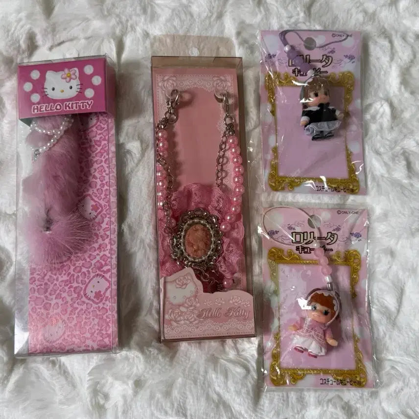 [BUNJANG] Lolita, Kitty, Cherub Strap Set / 로리타 등 키티, 큐피 스트랩 세트