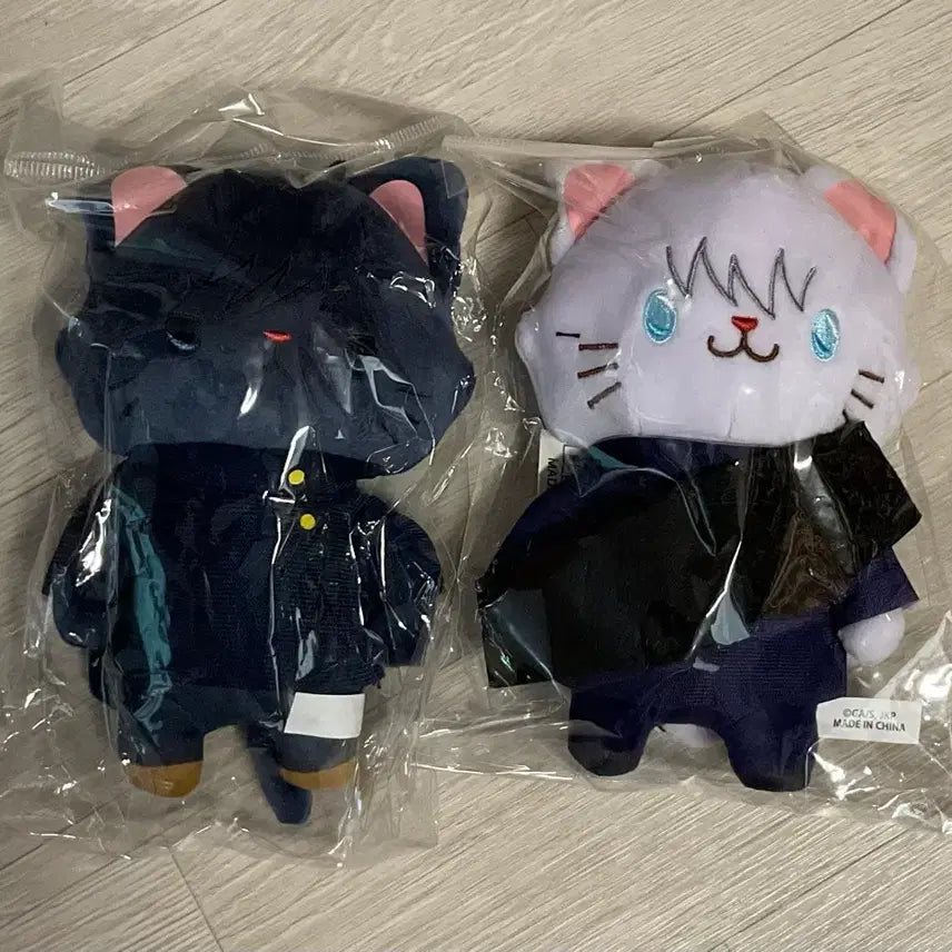 [BUNJANG] Jujutsu Kaisen Gojo &amp; Megumi Nekonui Plush Set / 주술회전 고죠 메구미 네코누이