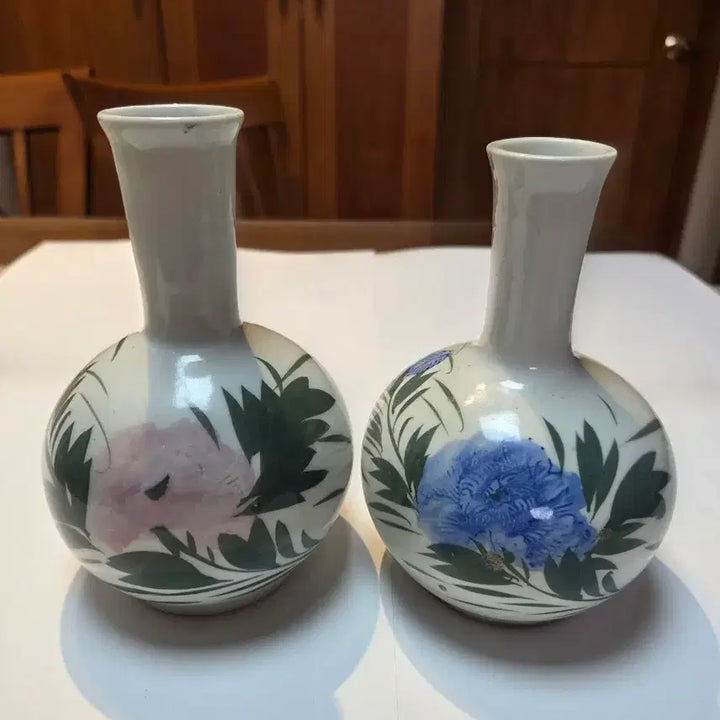 [BUNJANG] Antique Peony Vase Set (100+ Years Old) / 목단화화병(골동품)