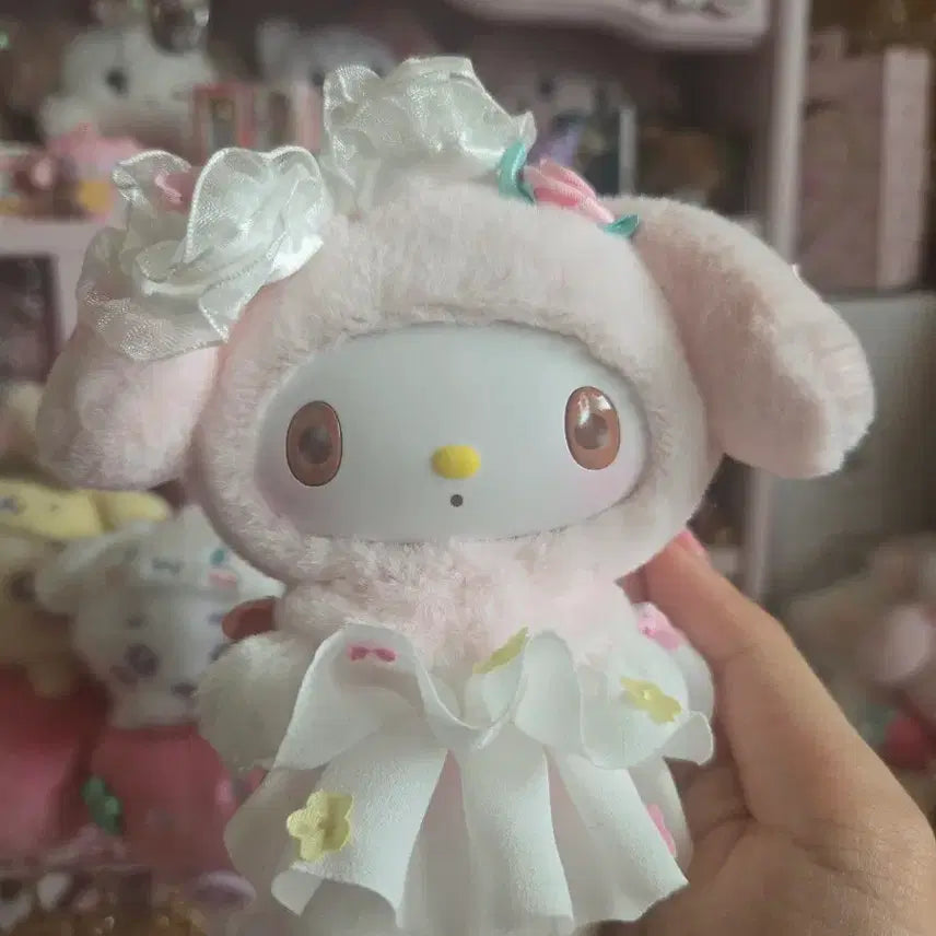 [BUNJANG] My Melody Sweet Dreams Boudoir Series Plush Keychain / (미개봉) 마이멜로디 스위트 드림 부두아 시리즈 인형 키링 스윗 드림 탑토이 TOPTOY