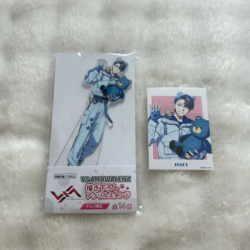 [BUNJANG] Vivalen Isei Bandai Namco Acrylic Stand + Special Cheki-style Card Bundle / 비바렌 잇세이 반다이 남코 아크릴 스탠드 + 특전 체키풍 카드 크람브