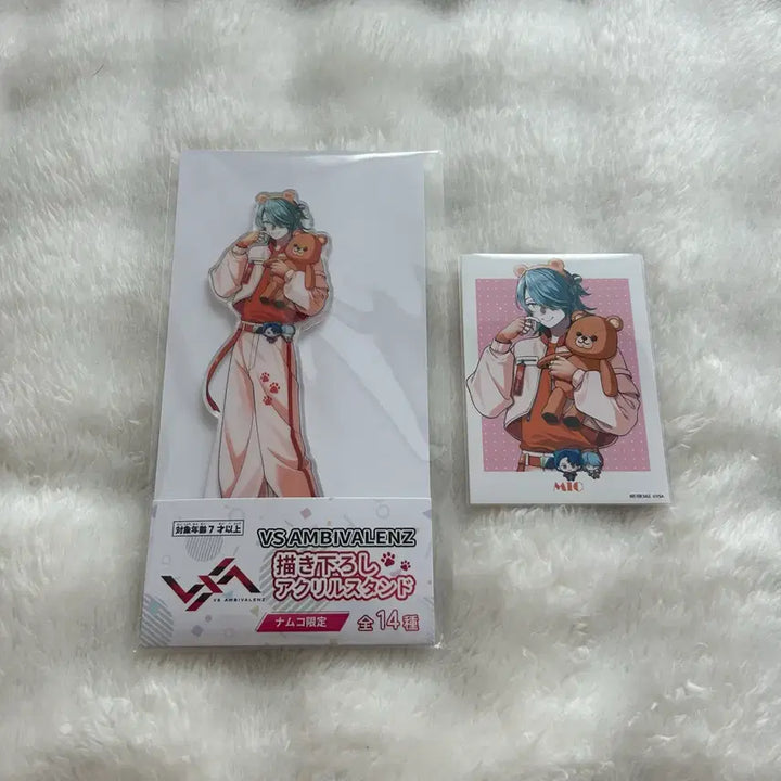 [BUNJANG] Bibaren Mio Bandai Namco Acrylic Stand + POB Cheki-style Card / 비바렌 미오 반다이 남코 아크릴 스탠드 + 특전 체키풍 카드 팡파레