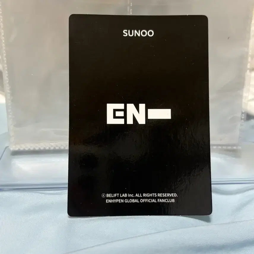 [BUNJANG] ENHYPEN Membership Engine 1st Gen Sunwoo Photocard / 엔하이픈 멤버쉽 엔진 1기 키트 포카 선우