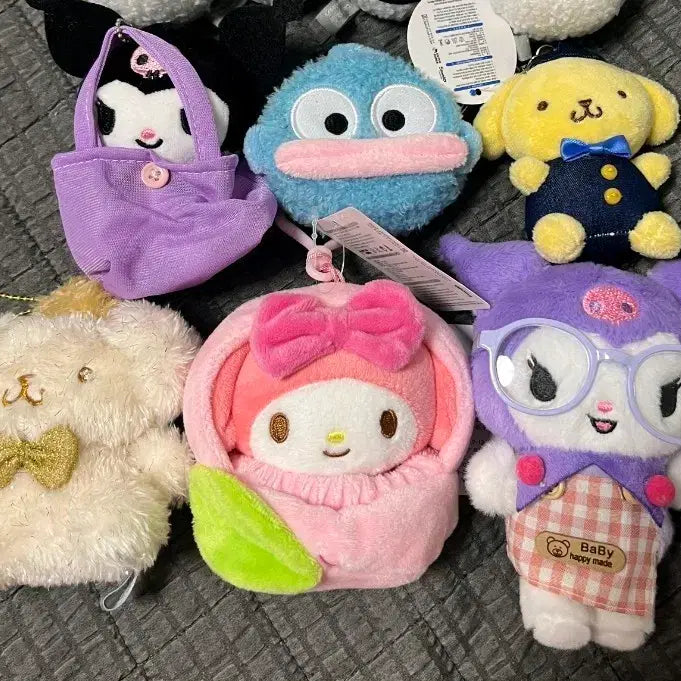 [BUNJANG] Sanrio Characters Doll Bundle Set / 산리오 캐릭터 인형 6개 일괄