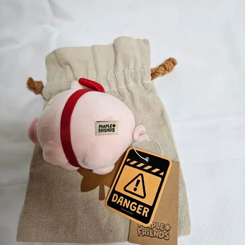 [BUNJANG] MapleStory Ribbon Pig Plush Toy / 메이플스토리 리본돼지 인형