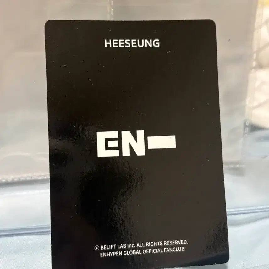 [BUNJANG] ENHYPEN Membership Engine 1st Gen Kit Photocard Heeseung Evan / 엔하이픈 멤버쉽 엔진 1기 키트 포카 희승 에반