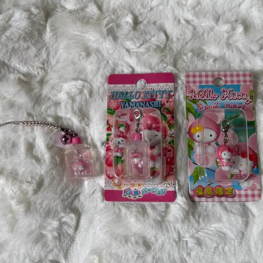 [BUNJANG] Peach Kitty Strap Set / 복숭아 키티스트랩 세트