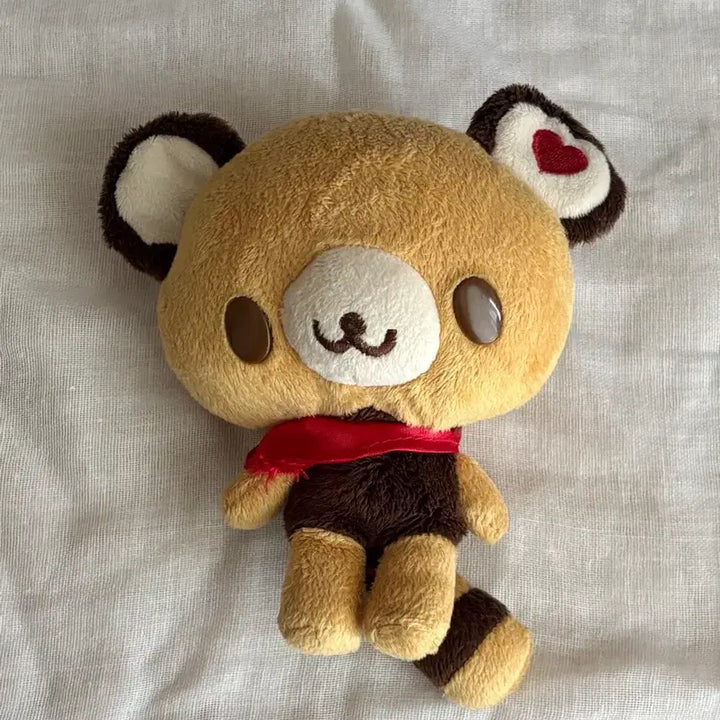 [BUNJANG] Sanrio Tenori Kumao Red Classic Plush / 고전 산리오 테노리쿠마 레드