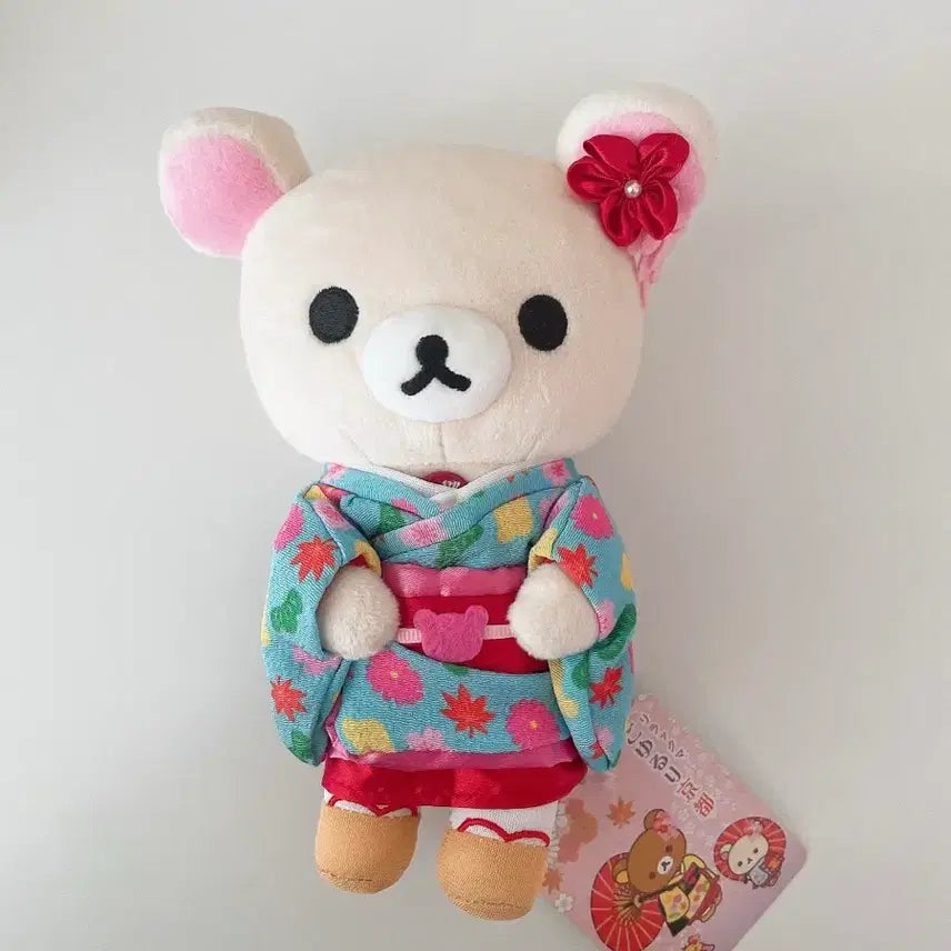 [BUNJANG] Rilakkuma Kyoto Limited Kimono Korilakkuma Plush / 2018 일본 정품 코리락쿠마 교토 한정 기모노 리락쿠마