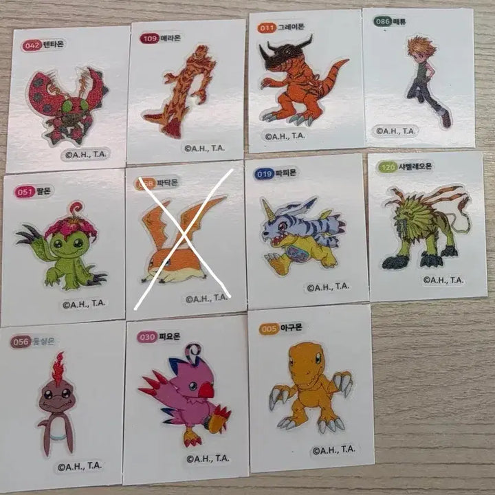 [BUNJANG] Digimon, Crayon Shin-chan, Cookie Run Stickers / 디지몬 짱구 쿠키런 띠부씰