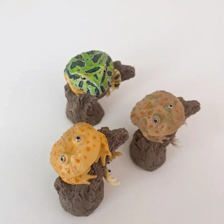 [BUNJANG] Frog Finger Collection Gacha 3-Piece Set / [급처/일괄] 생물대도감 손가락 위 컬렉션 가챠 개구리 3종