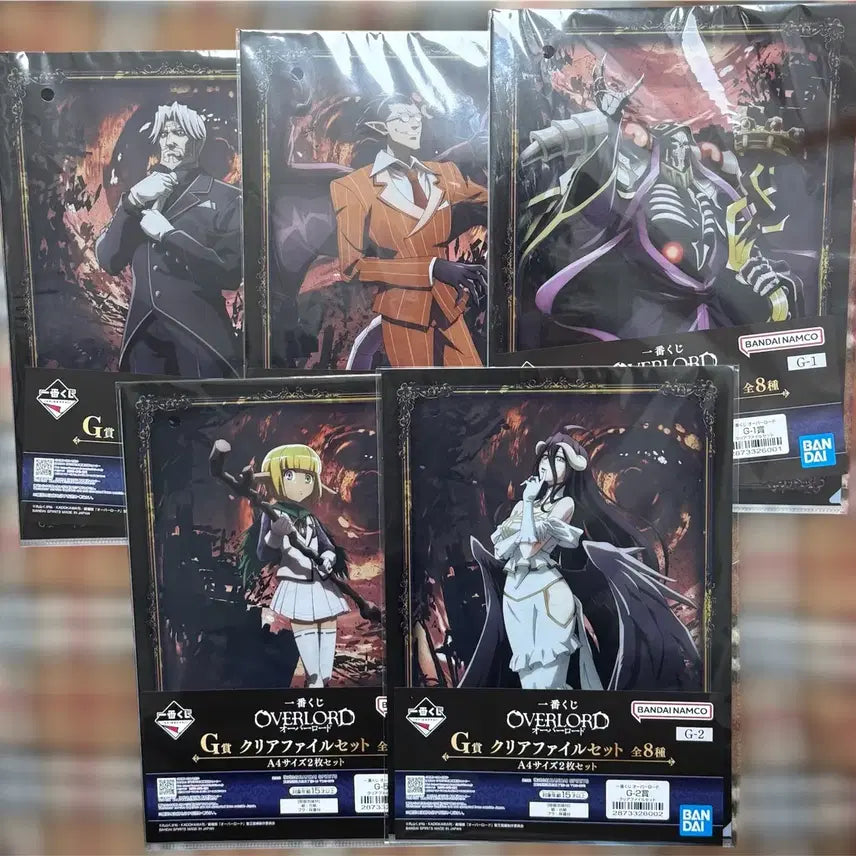 [BUNJANG] Overlord Ichiban Kuji B Prize Lord of Vermilion &amp; Sub-Prize Bundle Set (Sealed) / 미개봉)오버로드 제일복권 B상 샤르티아 블러드폴른,하위상 일괄