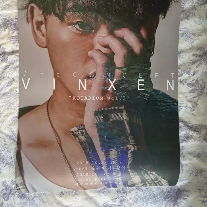 [BUNJANG] Vince Concert Poster AQUARIUM vol.2 / 빈첸 콘서트 포스터 AQUARIUM vol.2