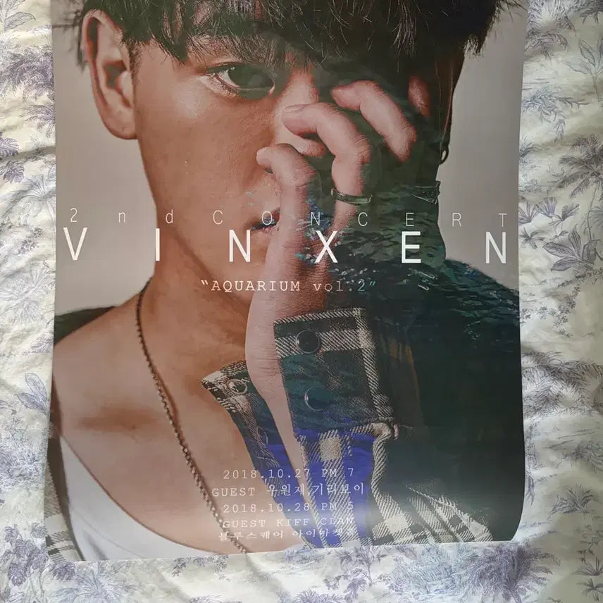 [BUNJANG] Vince Concert Poster AQUARIUM vol.2 / 빈첸 콘서트 포스터 AQUARIUM vol.2