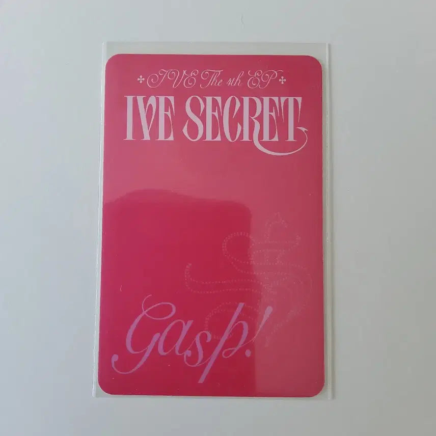 [BUNJANG] IVE SECRET Gasp Version Leeseo Photocard / &