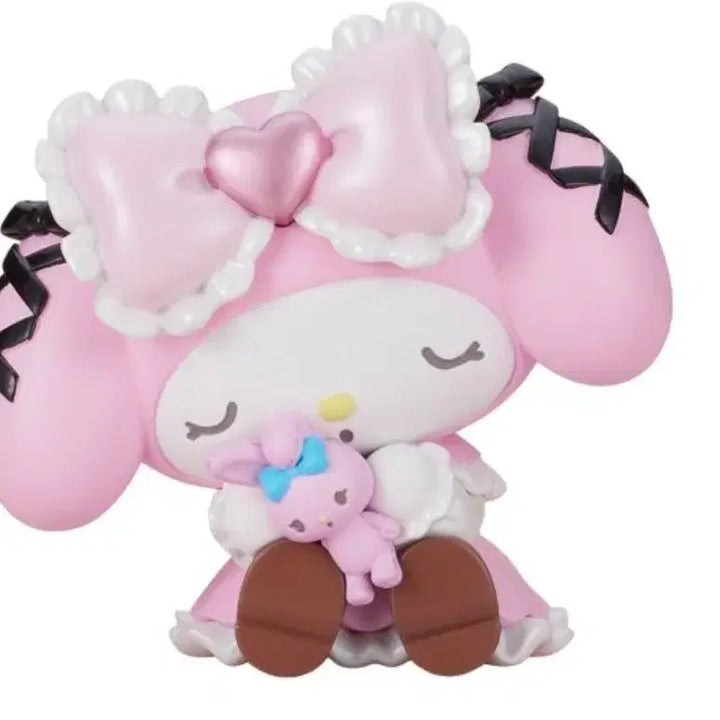 [BUNJANG] Sanrio Characters My Melody &amp; Kuromi PeriHapi Shoulder Hug Figure Secret / 산리오 캐릭터즈 타카라토미 아츠 마이멜로디 &amp; 쿠로미 PERIHAPI! 페리하피 어깨쿵 Hug. 피규어 시크릿(새상품)