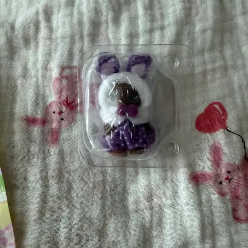 [BUNJANG] Sylvanian Families 40th Anniversary Colorful Rabbit Costume Purple / 실바니안 블라인드백 40주년 컬러풀 토끼 코스튬 퍼플 보라 토끼