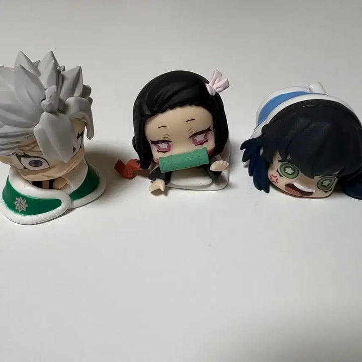 [BUNJANG] Demon Slayer Onemutan Gacha Figures - Sanemi, Nezuko, Inosuke Bundle Set / 급처)일괄) 귀멸의 칼날 오네무탄 가챠 피규어 사네미 네즈코 이노스케