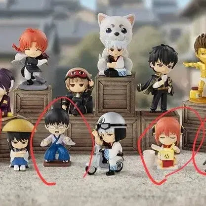 [BUNJANG] Pop Mart Gintama Tsuki-yo Tae Kagura Shinpachi Elizabeth Bundle Set (Unsealed) / [개봉품]은혼 팝마트 츠쿠요 타에 카구라 신파치 엘리자베스 일괄